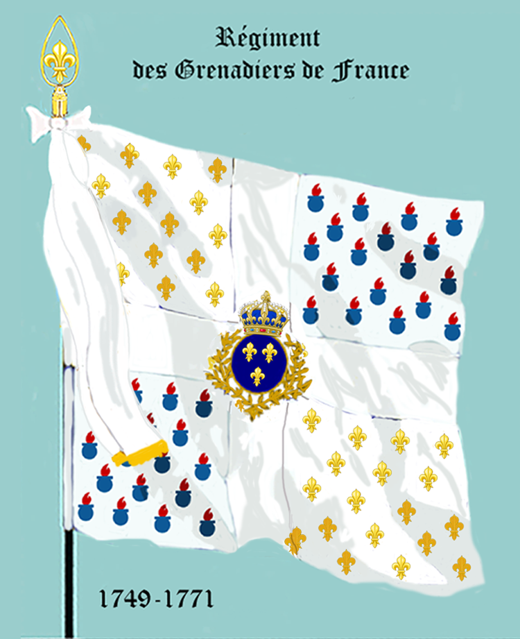 Grenadiers de France, Drapeau colonel