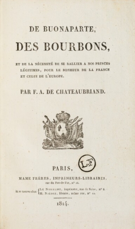 De Buonaparte et des Bourbons.....