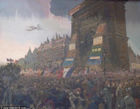 11 Novembre 1918 : le défilé de la victoire...