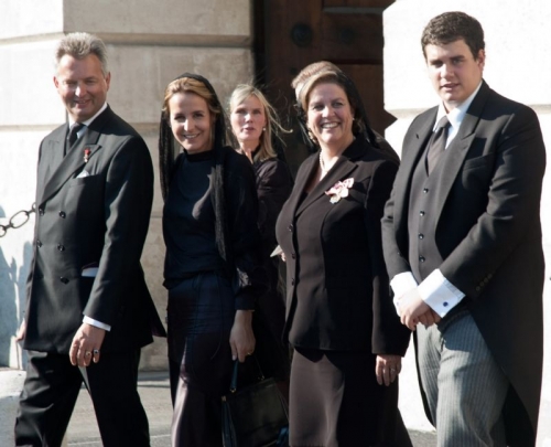 PRINCE JEAN OTTO abelle-sœur la princesse Marie de Liechtenstein, avec le duc Frédéric de Wurtemberg et le prince Johan Wenzel de Liechtenstein.jpg